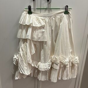 Pink Tartan White Skirt Size 4